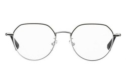 نظارة طبية POLAROID للرجال والنساء دائري لون فضي و أسود  - PLDD362G 79D18