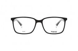 نظارة طبية POLAROID للرجال والنساء مستطيل لون أسود  - PLDD394 7C515