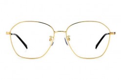 نظارة طبية POLAROID للرجال والنساء دائري لون ذهبي  - PLDD425G RHL