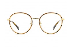 نظارة طبية POLAROID للنساء دائري لون ذهبي و نمري  - PLDD438G 2IK