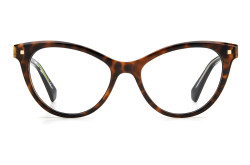 نظارة طبية POLAROID للنساء دائري لون أخضر  