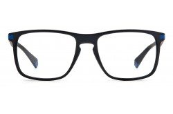 نظارة طبية POLAROID للرجال مستطيل لون أسود و برتقالي  - PLDD447 VKM