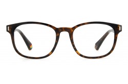 نظارة طبية POLAROID للرجال دائري لون أسود  - PLDD453 086