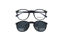 نظارة طبية مع عدسات شمسية PROOCHI للرجال والنساء مربع لون أسود  - C8014 C1