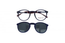 نظارة طبية مع عدسات شمسية PROOCHI للرجال والنساء مربع لون بني  - C8014 C4
