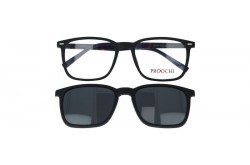 نظارة طبية مع عدسات شمسية PROOCHI للرجال والنساء دائري لون أزرق داكن  - C8016 C1