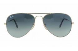 RAYBAN SUNGLASS FOR MEN AVIATOR GOLD AND TIGER - RB3025 18171-3N