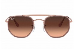 نظارة شمسية RAYBAN للرجال و النساء مربع لون نحاسي - RB3648M   9069/A5