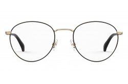 نظارة طبية SAFILO للرجال والنساء دائري لون أسود و ذهبي  - BUSSOLA 082M2