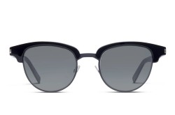 نظارة شمسية SAINT LAURENT للنساء دائري لون أسود - SL160SLIM 001