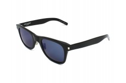 نظارة شمسية SAINT LAURENT للرجال و النساء مربع لون أسود - SL51SLIM 006