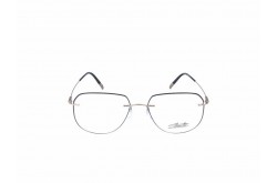 نظارة طبية SILHOUETTE للرجال والنساء مربع لون أسود  - 5500\FY 7730