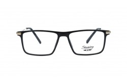 نظارة طبية STAMINA للرجال مستطيل لون أسود و فضي  - 8020 1