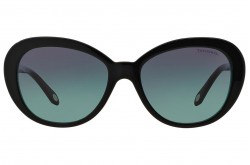 نظارة شمسية TIFFANY&CO للنساء كات أي لون أسود و أزرق - TF4118B 80559S