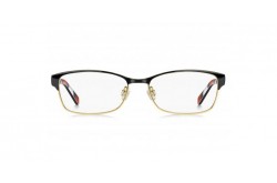 نظارة طبية TOMMY HILFIGER للنساء مربع لون أسود و ذهبي - TH1684 2M216