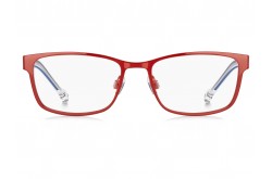 TOMMY HILFIGER FRAME FOR UNISEX RECTANGLE RED AND BLUE - TH1503 C9A