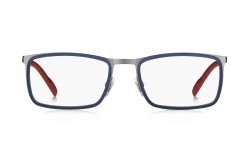 نظارة طبية TOMMY HILFIGER للرجال مستطيل لون رمادي مطفي و بني - TH1844 FLL