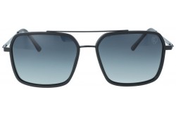 نظارة شمسية TROY للرجال والنساء مربع لون أسود  - BI2208 C1
