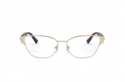 نظارة طبية VERSACE للنساء بيضاوي لون ذهبي مطفي و نمري - VE1267B 1252
