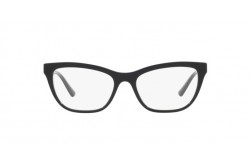 نظارة طبية VERSACE للنساء مربع لون أسود و ذهبي  - VE3318 GB1
