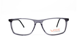 نظارة طبية VIOS للرجال والنساء مستطيل رمادي شفاف 
