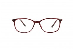 X-GOLD FULL FRAME FOR WOMEN OVAL TRANSPARENT RED - 7054 C7