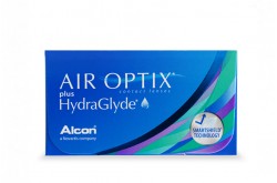 عدسات لاصقة AIR OPTIX HydraGlyde  شهرية  -6 عدسات في العلبة