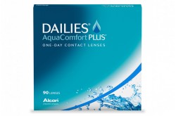 DAILIES Aqua Comfort Plus DAILY CONTACT LENSES - 90 LENSES IN BOX