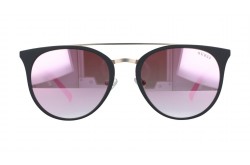 نظارة شمسية GUESS للنساء دائري لون أسود وزهري - GU3021 02U