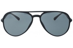 نظارة شمسية JK للرجال والنساء مستطيل لون أسود - BI1121 C2