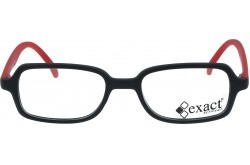 نظارة طبية EXACT للأطفال مستطيل لون أسود وأحمر - 56 39