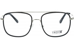 نظارة طبية TROY للرجال  مربع لون أسود وذهبي - HV2177  C3