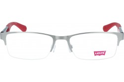 نظارة طبية LEVIS للرجال مربع لون أسود وأحمر - LS50230Z  C04