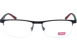 نظارة طبية LEVIS للرجال مربع لون أسود وأحمر - LS50284Z  C04