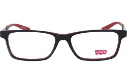 نظارة طبية LEVIS للرجال والنساء مربع لون أسود وأحمر - LS60178Z  C04