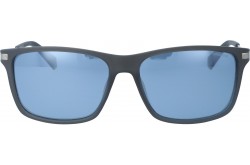 نظارة شمسية POLAROID  للرجال والنساء مربع لون أسود ورمادي - PLD2063  RIWXN