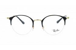 نظارة طبية RAYBAN  للرجال والنساء دائري لون أسود وذهبي - RB3578V   2890