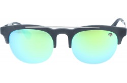 نظارة شمسية VINTAGE للرجال والنساء دائري لون أسود مطفي - V12  5