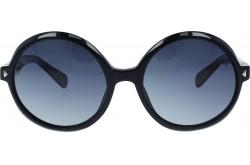 نظارة شمسية VINTAGE للنساء دائري لون أسود - V1402  1