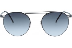 نظارة شمسية VINTAGE للرجال والنساء دائري لون رمادي غامق - V1616  01