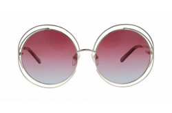 نظارة شمسية VINTAGE للنساء دائري لون ذهبي - V1684  05