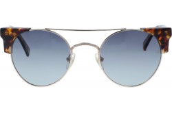نظارة شمسية VINTAGE للنساء دائري لون ذهبي - V1691  1